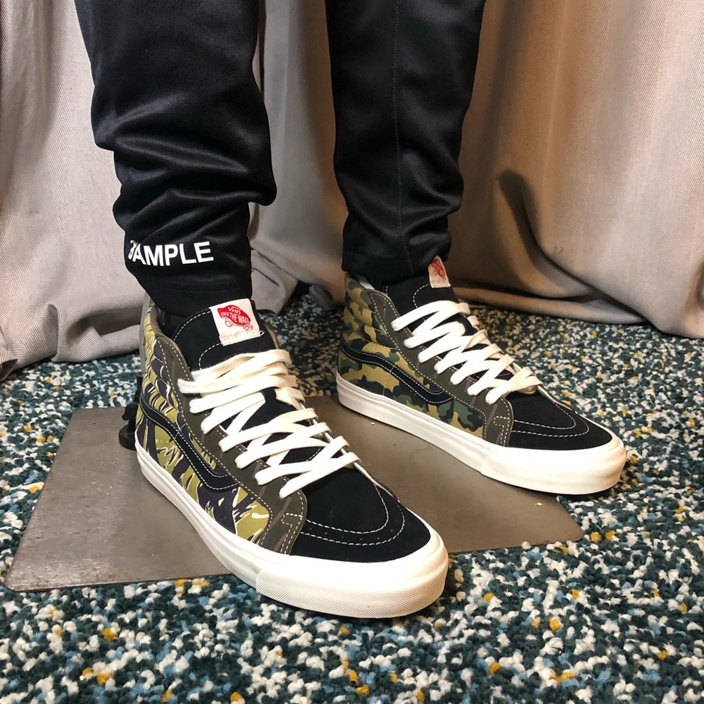 COPY - Vans Vault OG Sk8-Hi LX Canvas “Mixed Camo” Pack - Size Men’s 11.5 NWOT